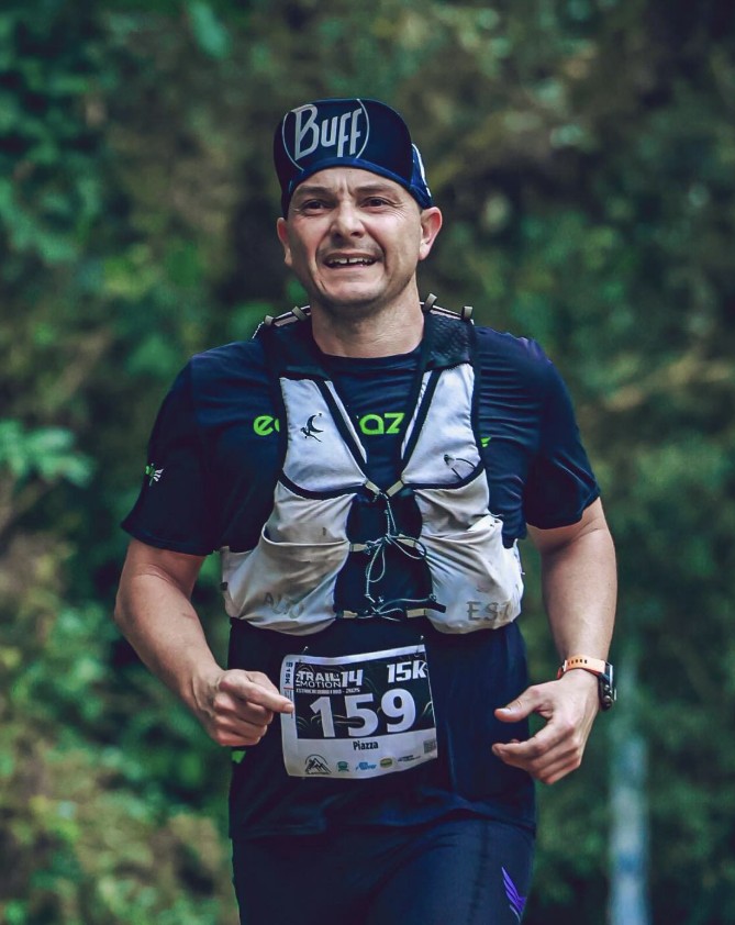 Marco Aurélio Piazza em prova de ultra trail