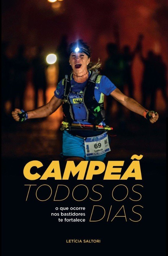 Capa do livro Campeã Todos os Dias, de Letícia Saltori